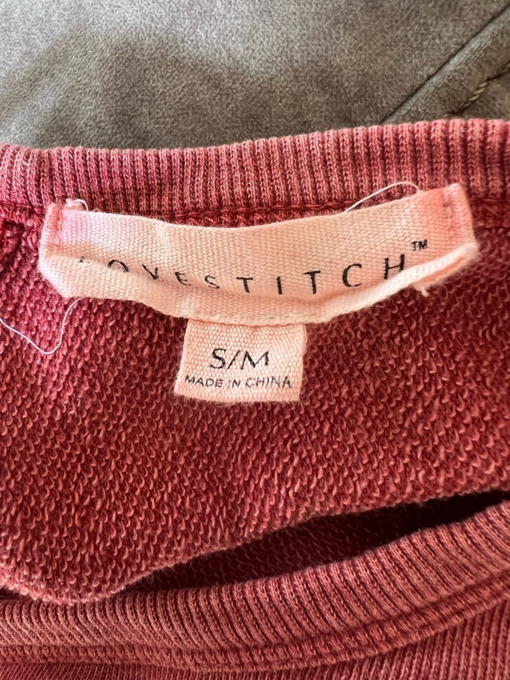 lovestitch Rose Pink V-Neck Cross-Back Sweater - Picture 4 of 6